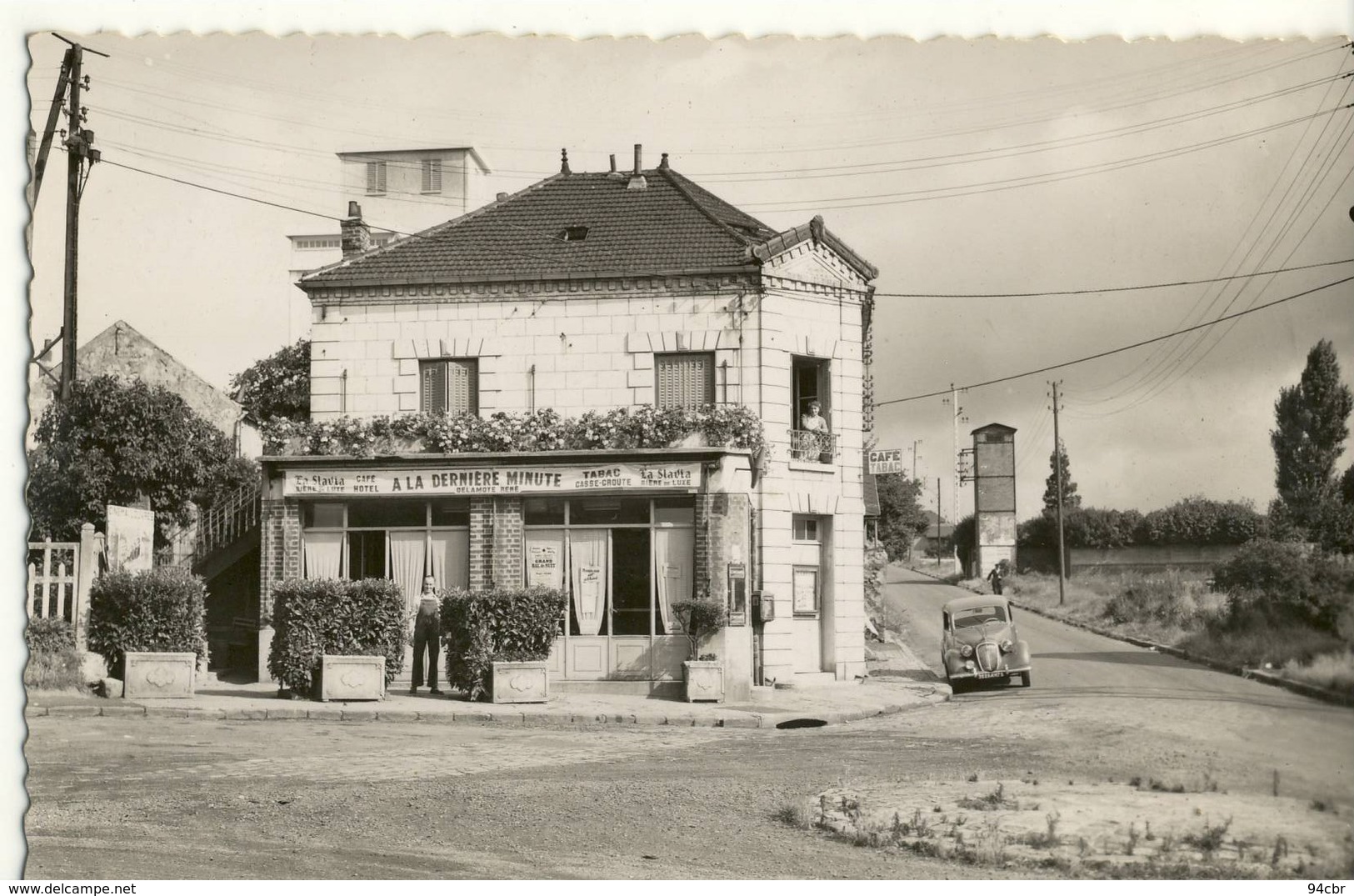 CPSMPF ( 95) LOUVRES Tabac De La Gare  (b Bur) Parfait Etat - Louvres