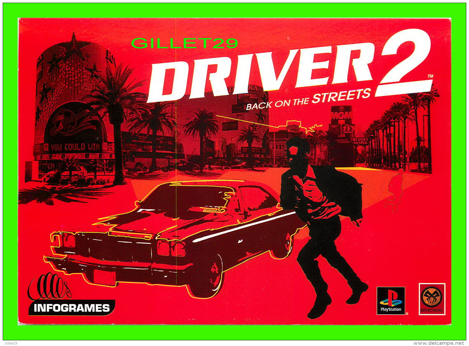 ADVERTISING - PUBLICITÉ - EIFA DIFFUSION - DRIVER 2, BACK ON THE STREETS  IN 2000 - - Publicité