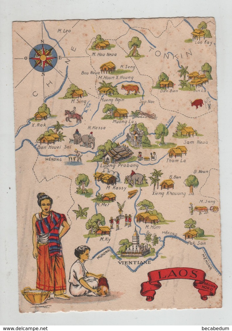 Laos Luang Prabang Kassy Met Ky  Vientiane 1942 - Laos