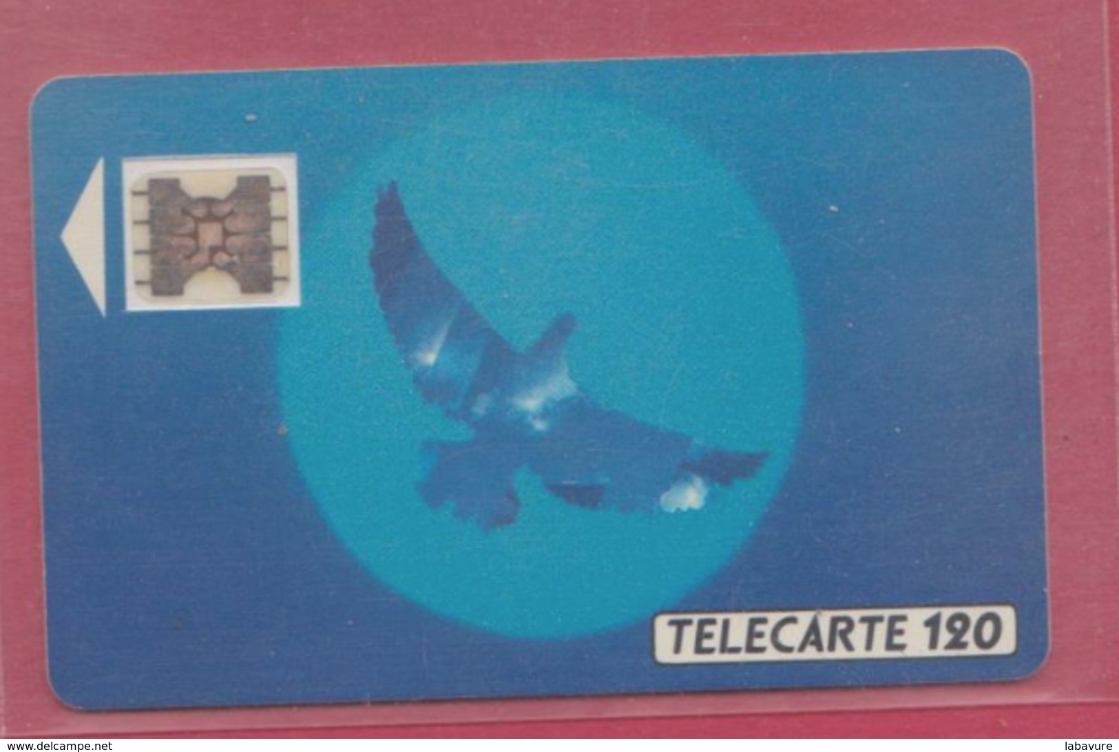 F 135 - L'Oiseau Bleu 120 U SCA Argent Fond Blanc N° 22860----Rare - 1990