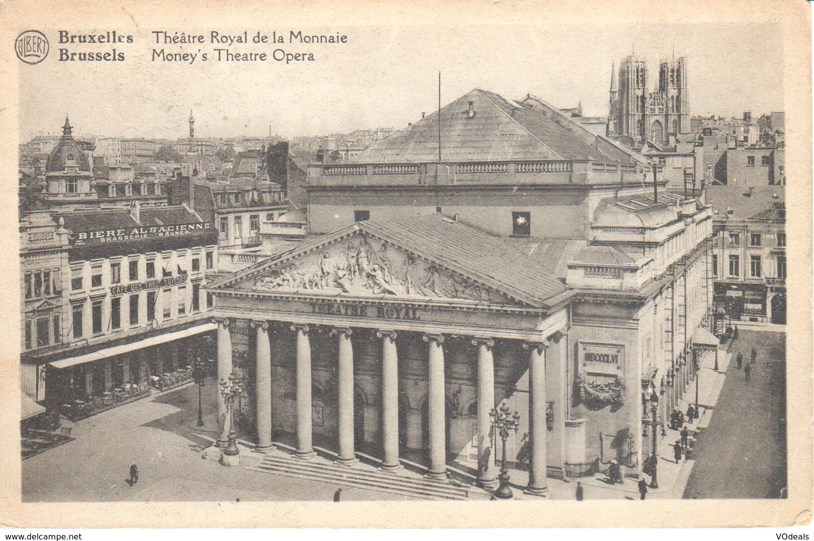 Bruxelles - CPA - Brussel - Théâtre De La Monnaie - Monumenti, Edifici