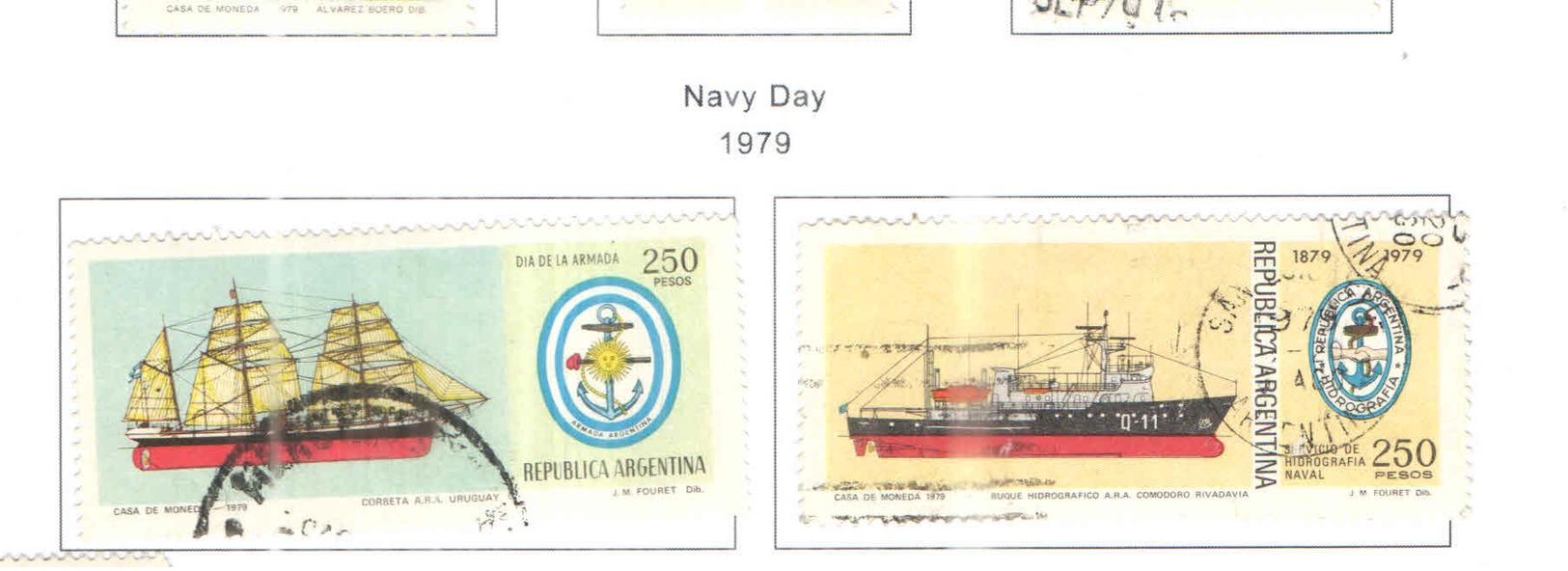 Argentina PO 1979 Giorno Navale  Scott.1244/1245+See Scan On Scott.Page - Used Stamps