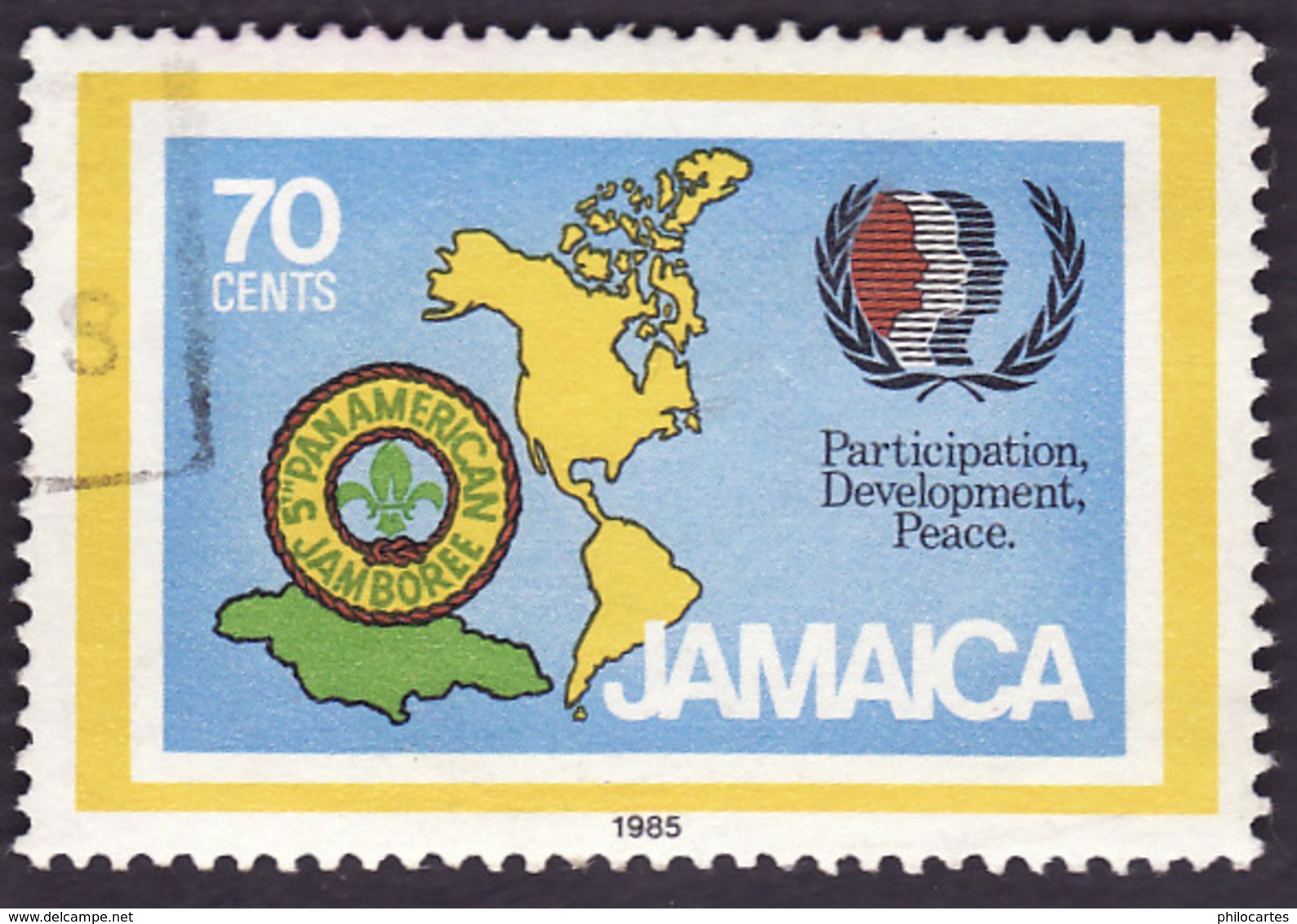 JAMAIQUE   1985  -  YT 686  - Jamboree  - Oblitéré - Jamaica (1962-...)