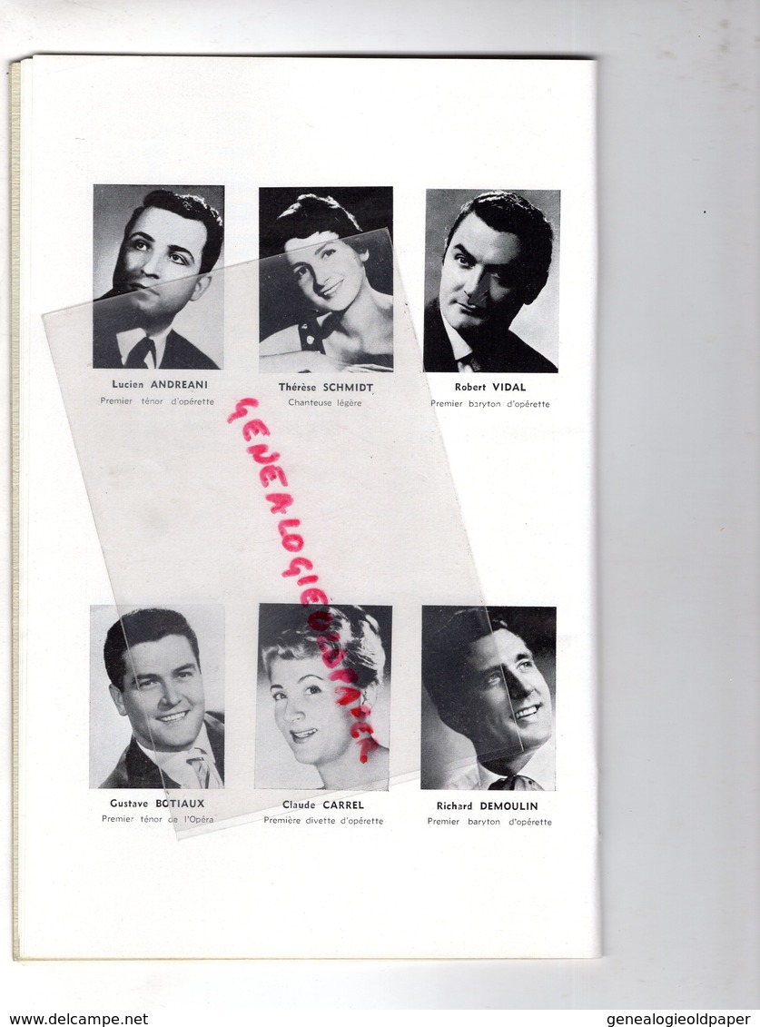 87- LIMOGES- PROGRAMME GRAND THEATRE MUNICIPAL-CARMEN-BIZET-JANE RHODES-JEAN GRAY-JANINE TAVERNIER-DUBUC-COMPAN-PANTINI - Programs