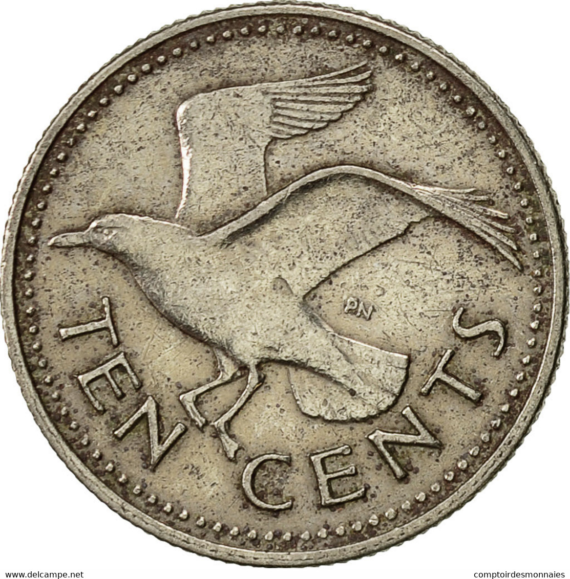 Monnaie, Barbados, 10 Cents, 1973, Franklin Mint, TTB, Copper-nickel, KM:12 - Barbados