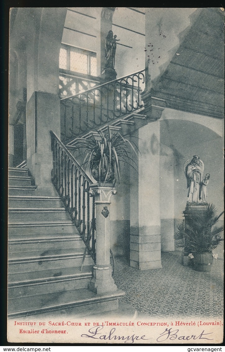 INSTITUT DU SACRE COEUR ET DE L'IMMACULEE CONCEPTION  HEVERLE   ESCALIER D'HONNEUR - Leuven