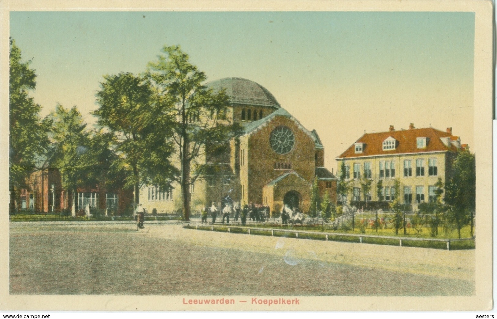 Leeuwarden; Koepelkerk - Gelopen. (J. Zondervan - Leeuwarden) - Leeuwarden