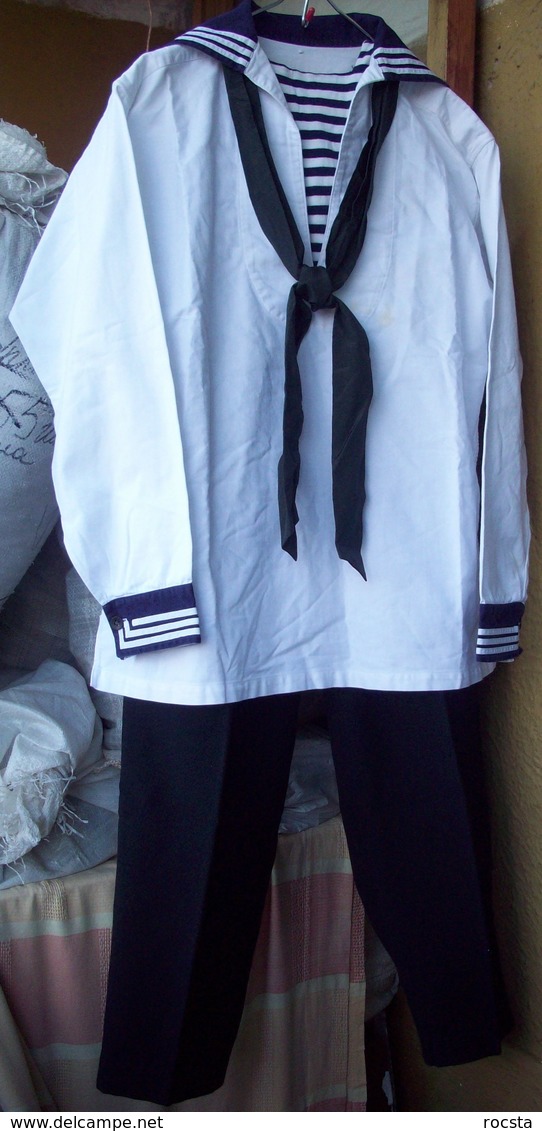 Vintage 1950's Dutch NAVY Sailors Uniform Set - Uniformes