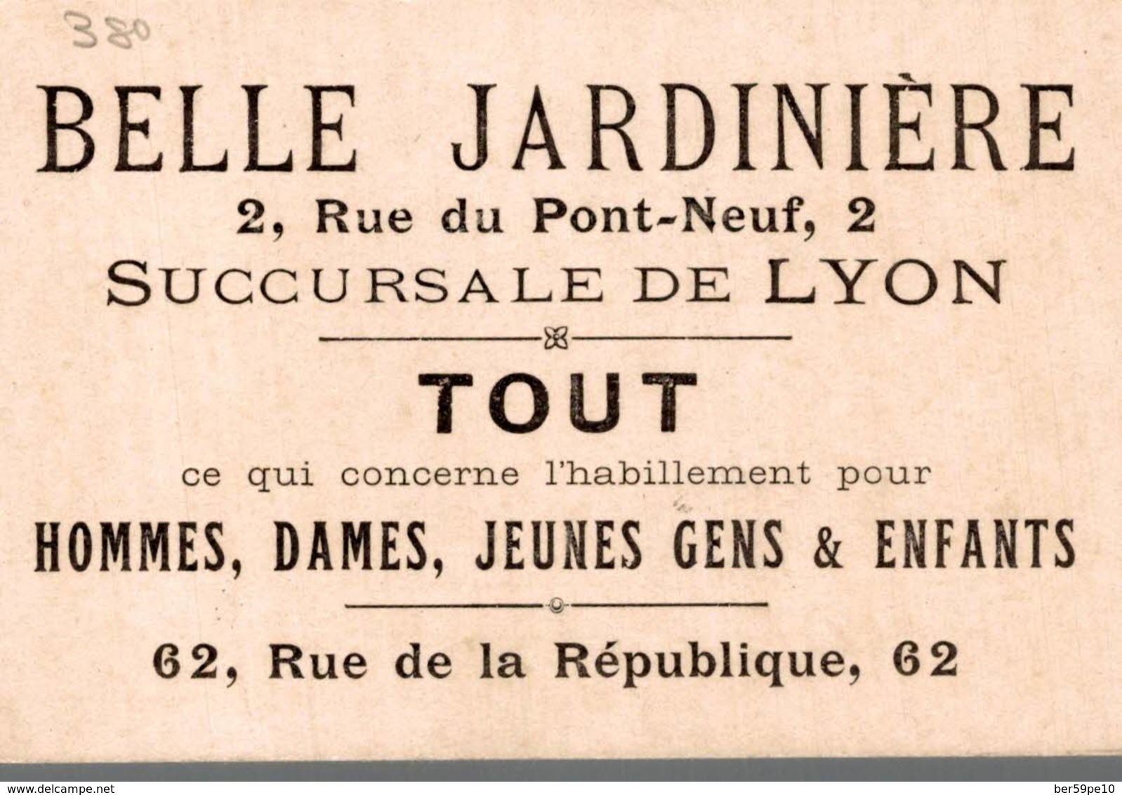 CHROMO BELLE JARDINIERE LYON ITALIE LES MINERAUX LE MARBRE - Autres & Non Classés