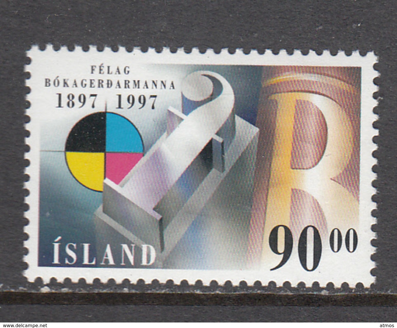 Iceland MNH Michel Nr 874 From 1997 / Catw 2.50 EUR - Neufs