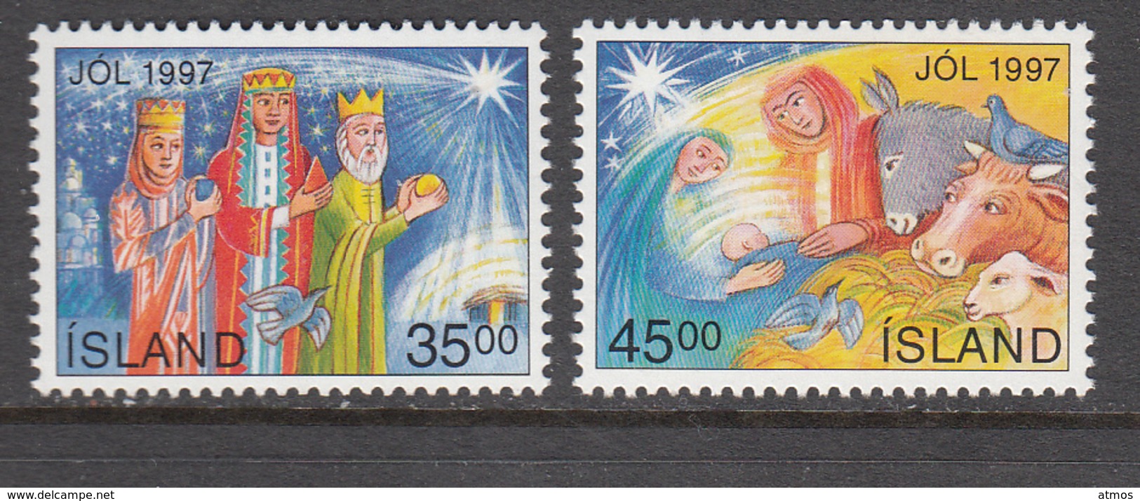 Iceland MNH Michel Nr 880/81 From 1997 / Catw 2.50 EUR - Neufs