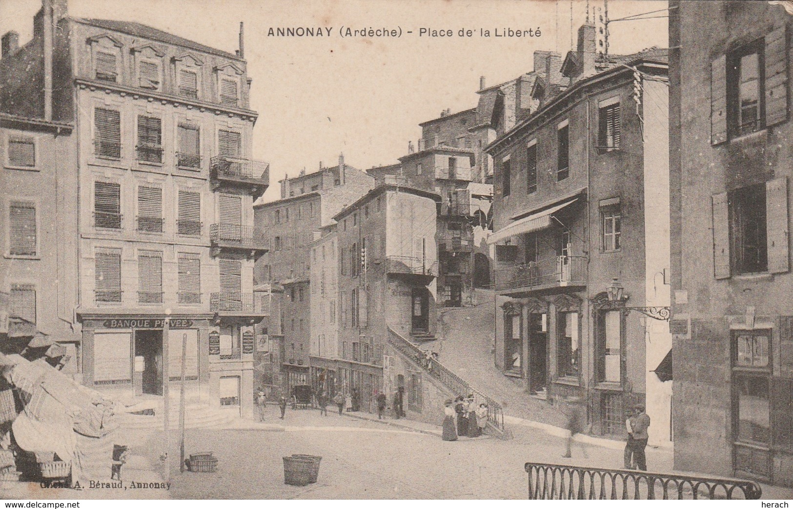 France Carte Postale Annonay Place De La Liberté - Annonay