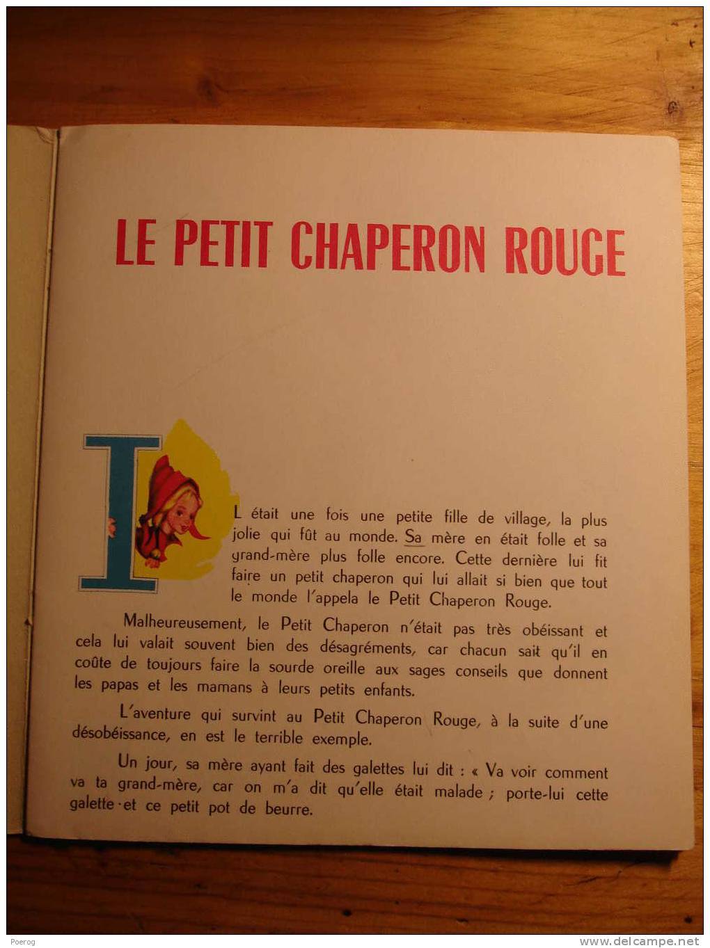 LE PETIT CHAPERON ROUGE - ILLUSTRE PAR PINARDI - LES EDITIONS DU LION - COLLECTION SERPOLET - 1981 - Contes