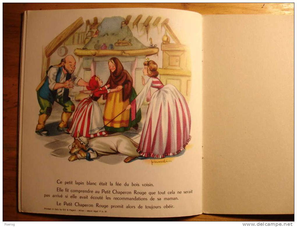 LE PETIT CHAPERON ROUGE - ILLUSTRE PAR PINARDI - LES EDITIONS DU LION - COLLECTION SERPOLET - 1981 - Contes