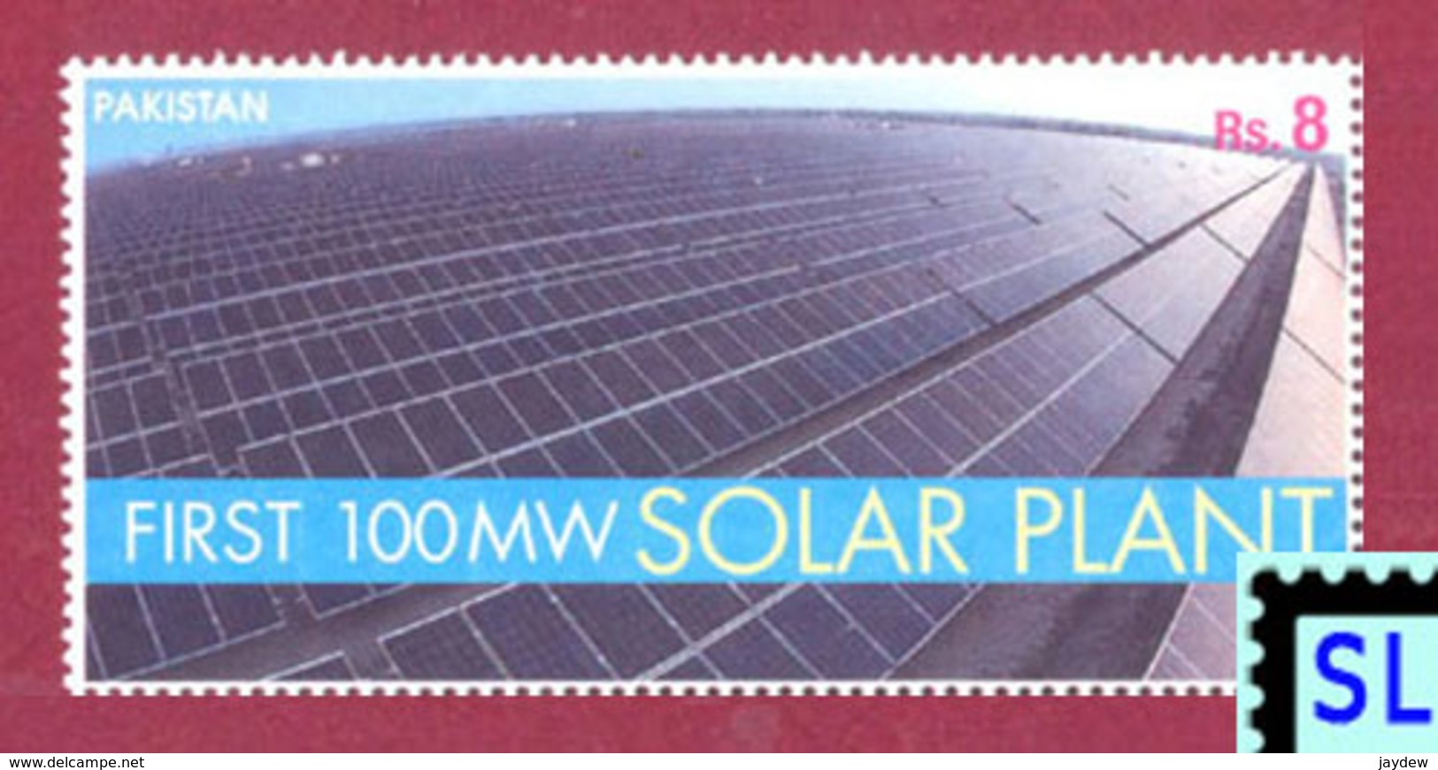 Pakistan Stamps 2015, First 100MW Solar Plant, Energy, MNH - Pakistan