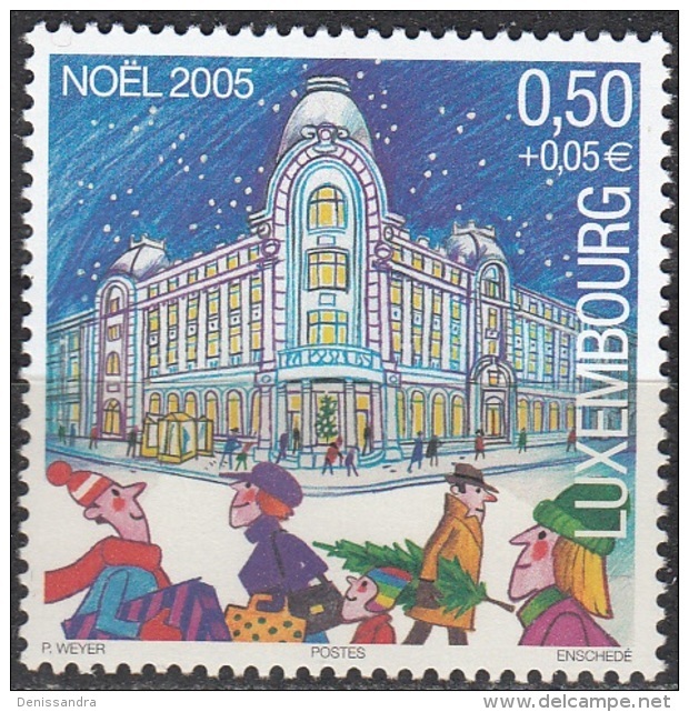 Luxembourg 2005 Michel 1694 Neuf ** Cote (2008) 1.10 Euro Noël - Neufs