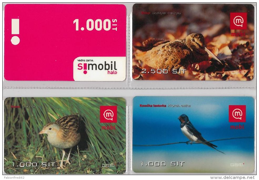 LOT 4 PREPAID PHONE CARD-  SLOVENIA (E16.29.1 - Slovenia