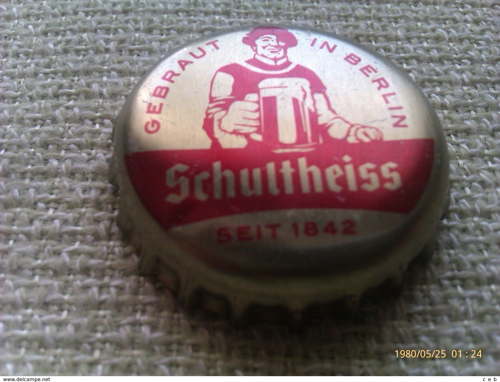 Chapa Kronkorken Caps Tappi Cerveza Schultheiss. Alemania - Beer