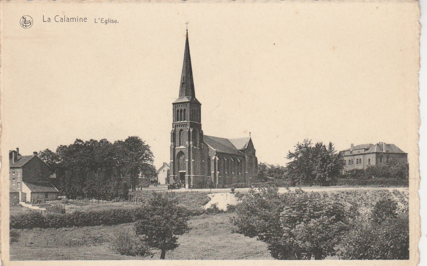 La Calamine, L'église ,Kelmis (neutral-Gebiet);région Plombières - Moresnet -Henri-Chapelle - Blieberg