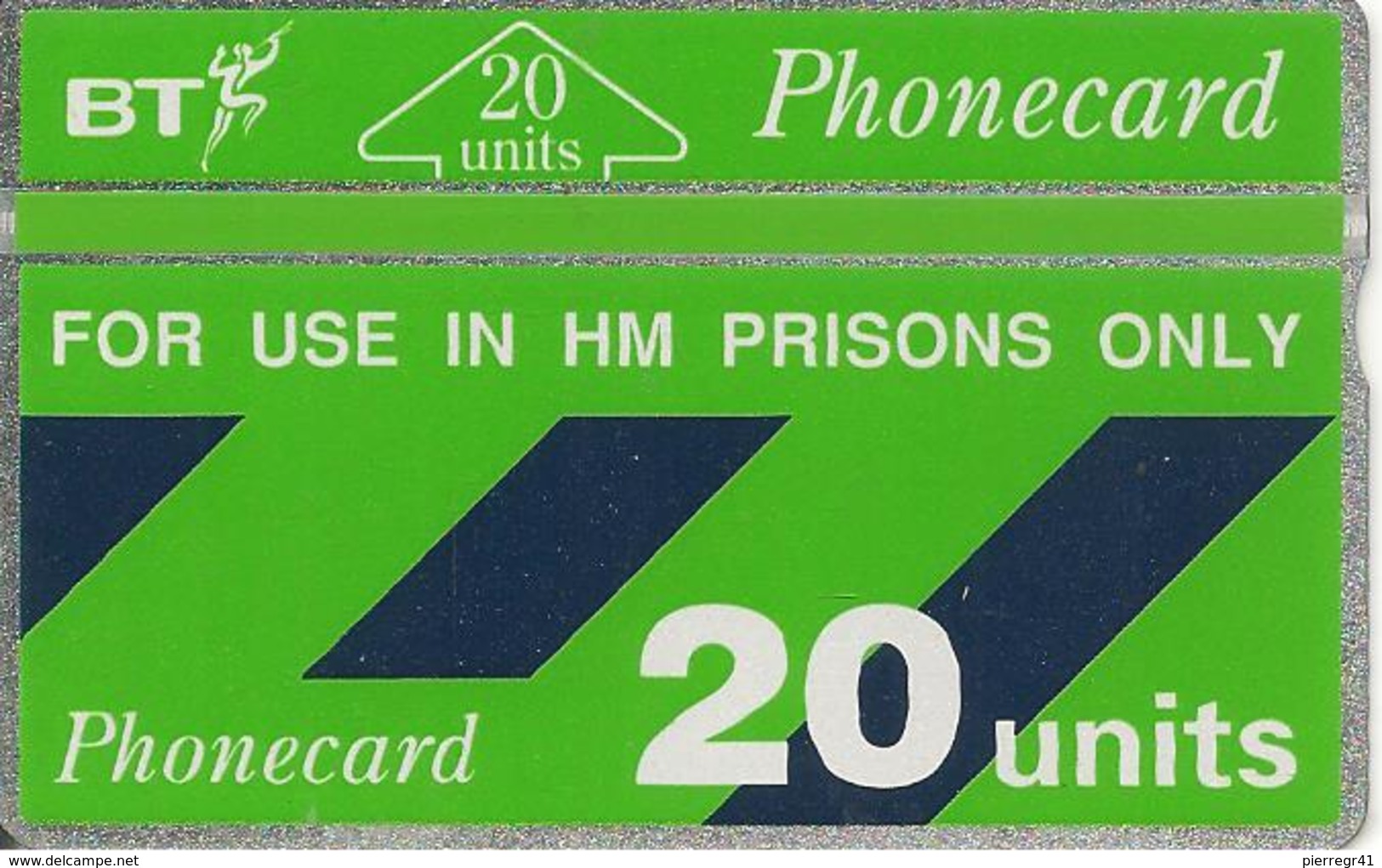 CARTE+GB-HOLOGRAPHIQUE-PRISONS-20U-V° N°177B59686 A L Envers-NEUVE-TBE - [ 3] Prisons