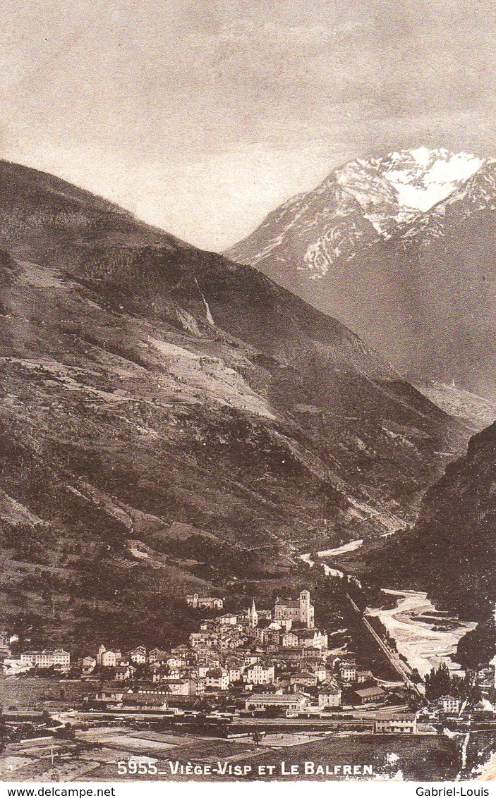 Viège - Visp Et Le Balfren - Viège