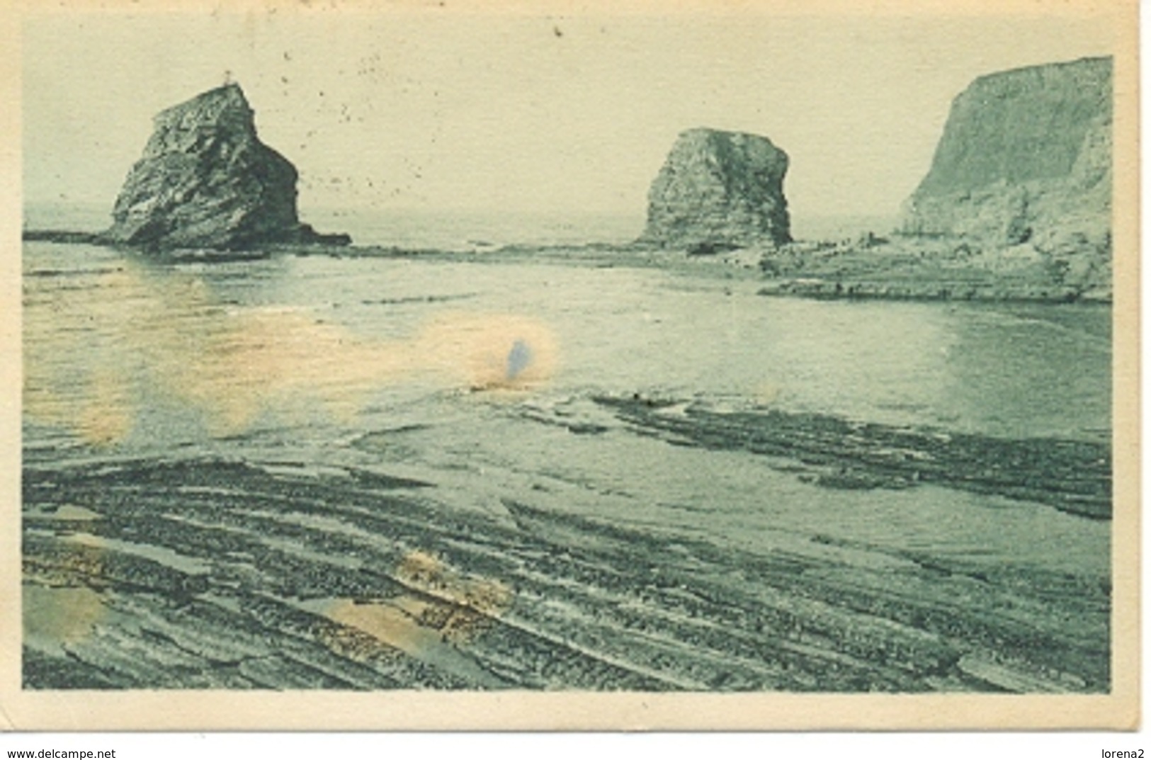 Postal Francia. Hendaye-Plage. Circulada Y Matasellada. Ref. 7-3ay121 - Otros & Sin Clasificación