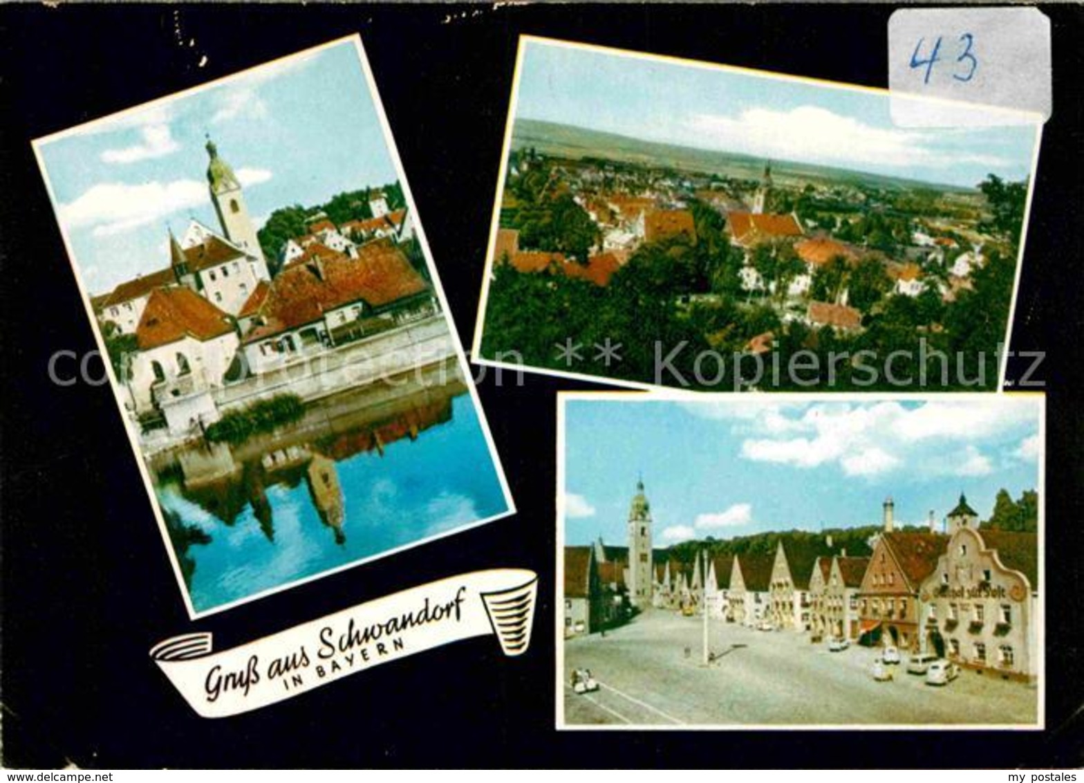 42808367 Schwandorf Panorama Stadtansicht Schwandorf - Schwandorf