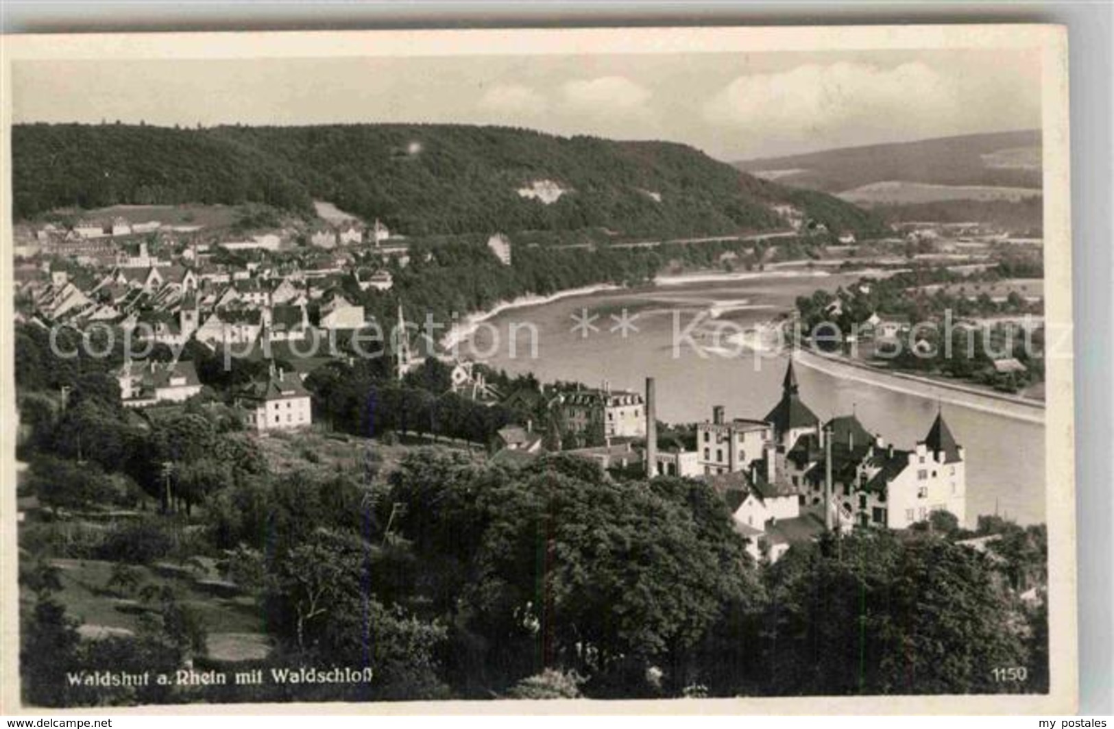 42809085 Waldshut-Tiengen Panorama Mit Waldschloss Waldshut Tiengen - Waldshut-Tiengen