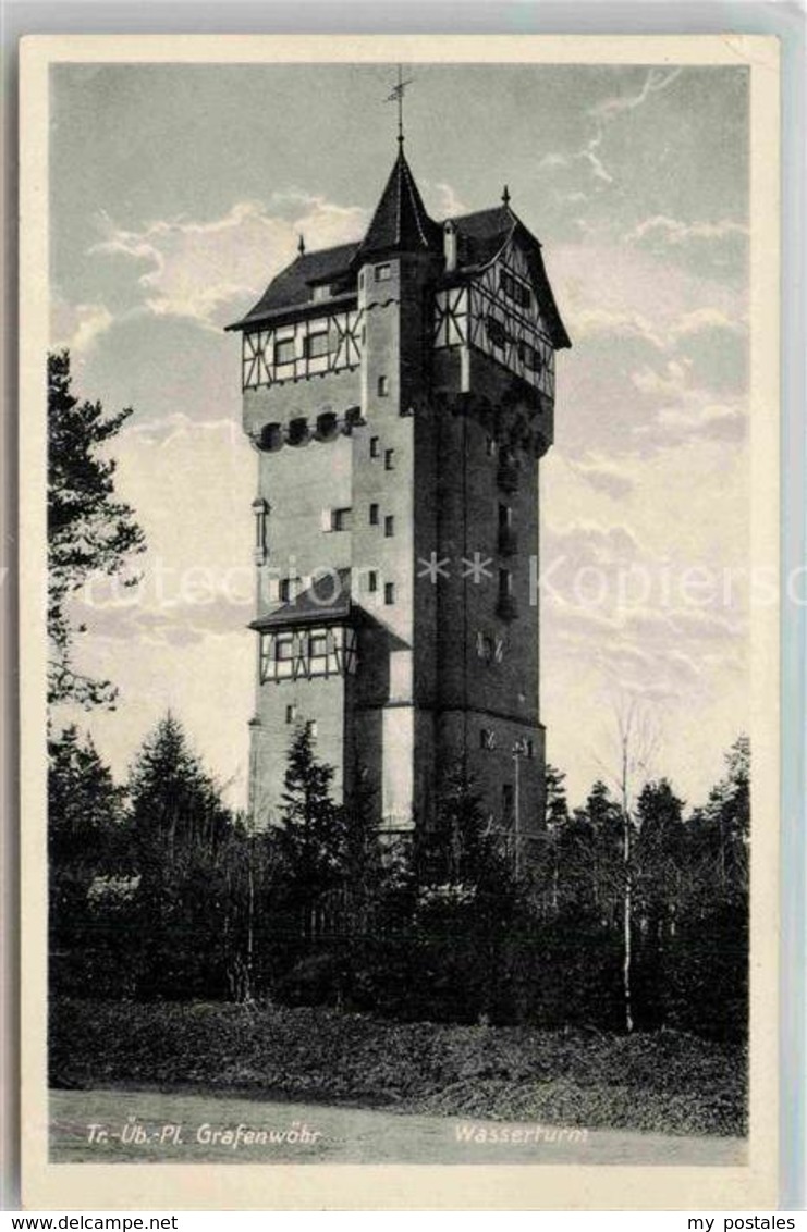 42810590 Grafenwoehr Truppenuebungsplatz Wasserturm Grafenwoehr - Grafenwoehr