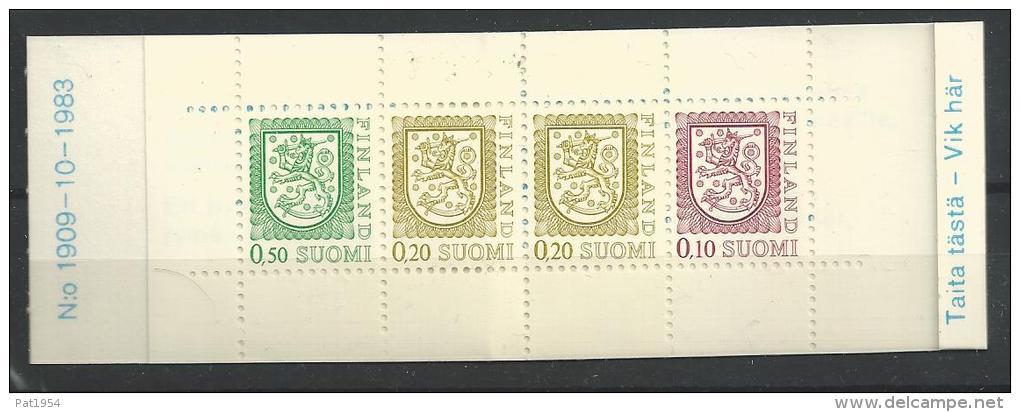 Finlande 1983 Carnet N°C790 III Neuf N°1909-10-1983 - Libretti