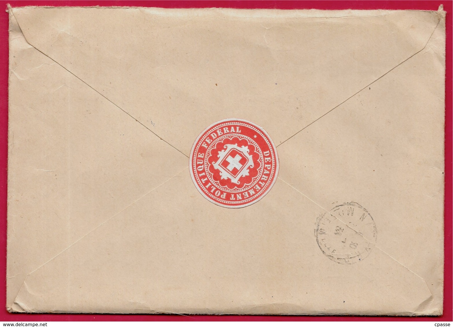 1933 Lettre Recommandée SUISSE Déposée à BERN 3 Par Département Politique Fédéral Pour Consulat à 54 NANCY - Storia Postale