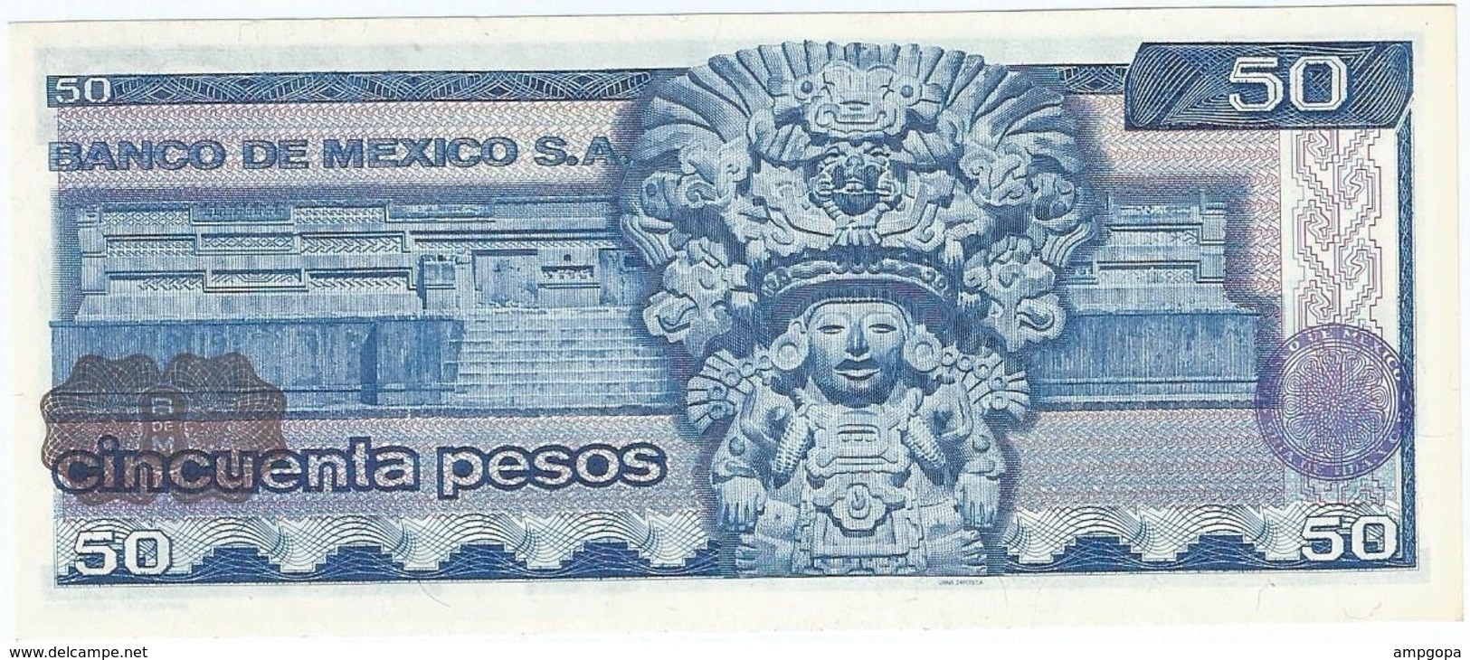 México 50 Pesos 5-7-1978 Pick 67.a GE UNC - México