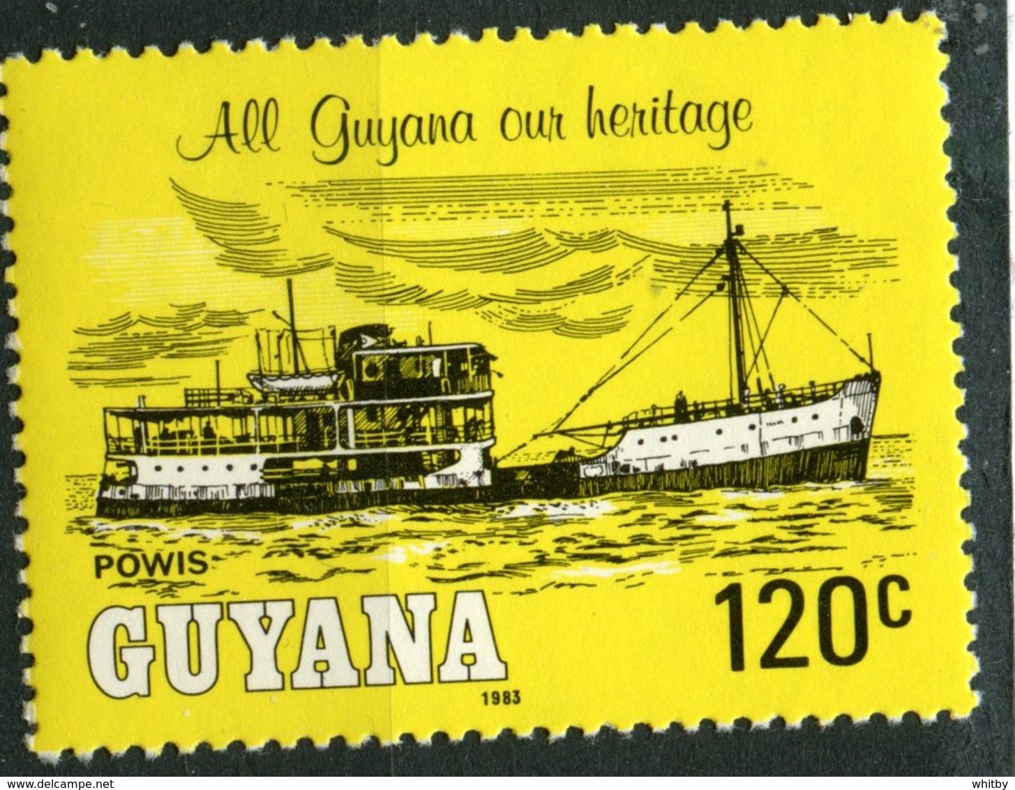 Guyana 1983 120c  River Steamers Issue  #663 - Guyana (1966-...)