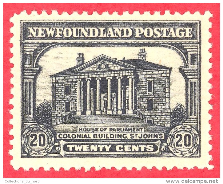 Canada Newfoundland # 157 Mint H VF - Colonial Building St Johns - 1908-1947