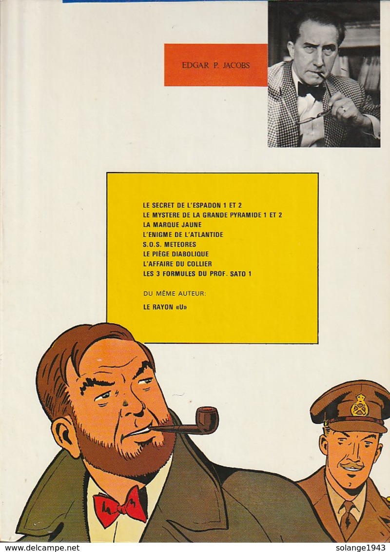 Black Et Mortimer  LE MYSTERE DE LA PYRAMIDE  Ep Jacobs  EDIT/  1982  (TTB état 390  Gr) - Blake Et Mortimer