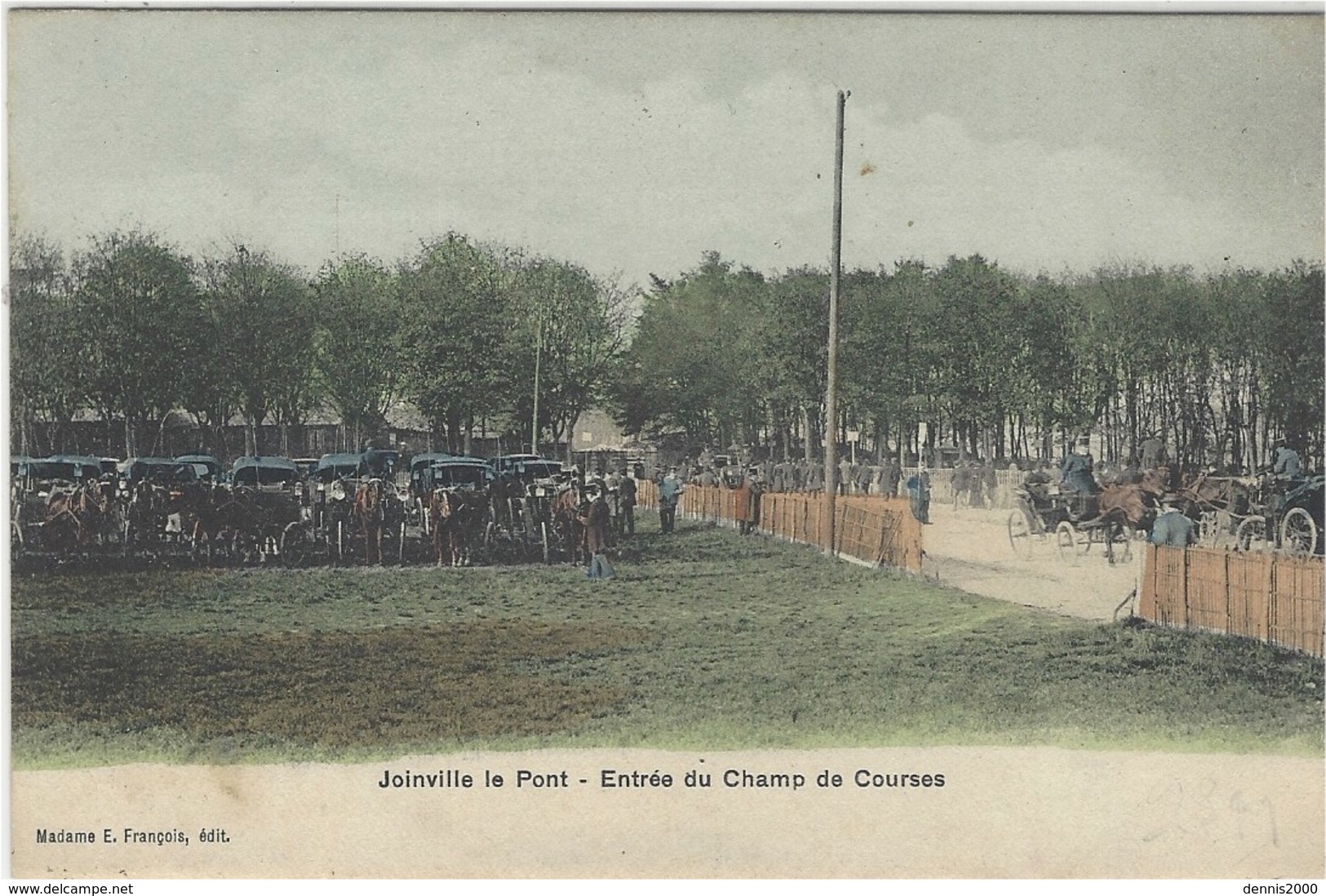 Joinville Le Pont - Entrée Du Champ De Courses ( Précurseur De L'Hippodrome De Vincennes ) Ed. Mme E. François - Joinville Le Pont