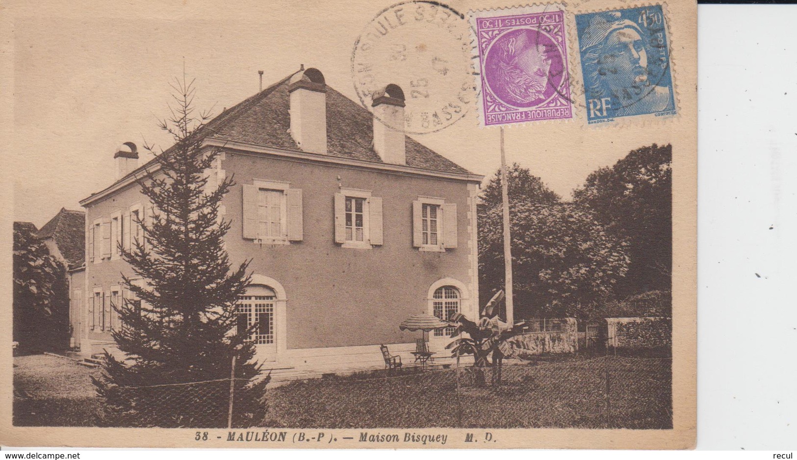 PYRENEES ATLANTIQUES - 38 - MAULEON - Maison Bisquey  M.D. - Mauleon Licharre