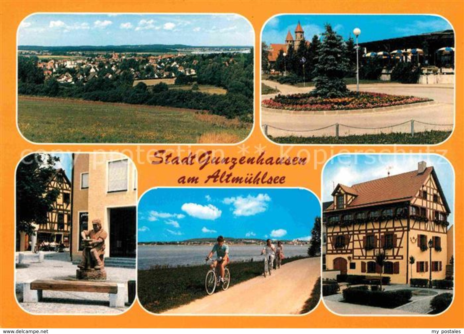 72857281 Gunzenhausen Altmuehlsee Stadthalle Hafnermarkt Fahrradweg  Gunzenhause - Gunzenhausen