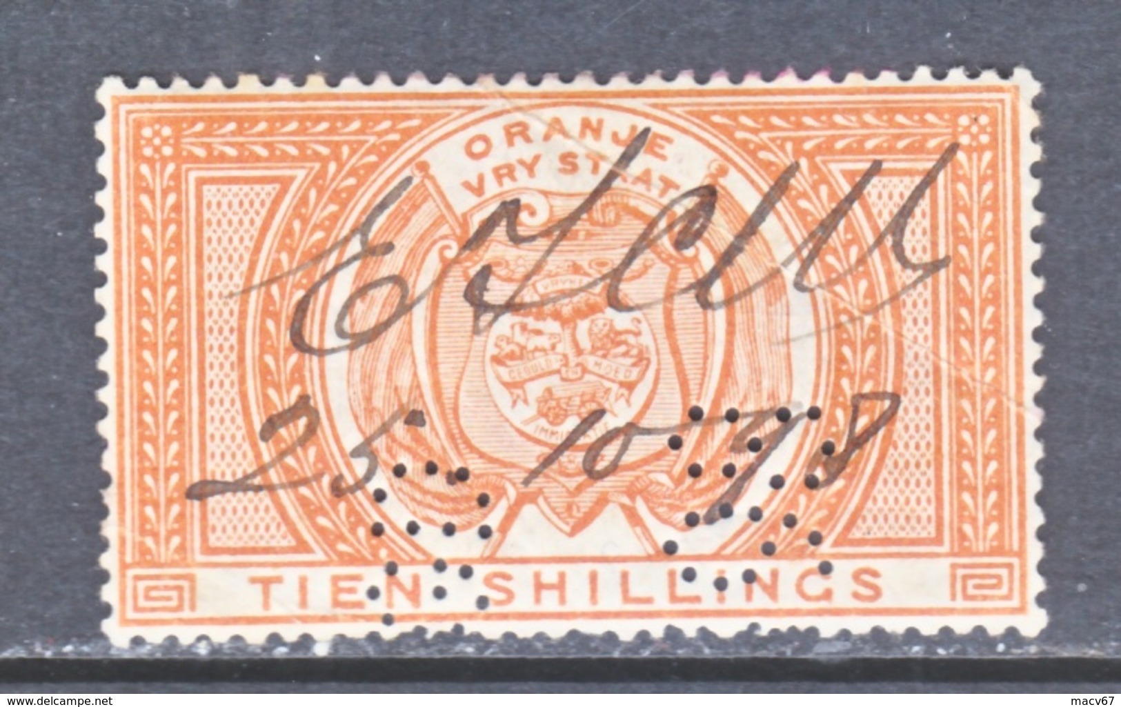 ORANGE  FREE  STATE REV.  74  (o) - Orange Free State (1868-1909)