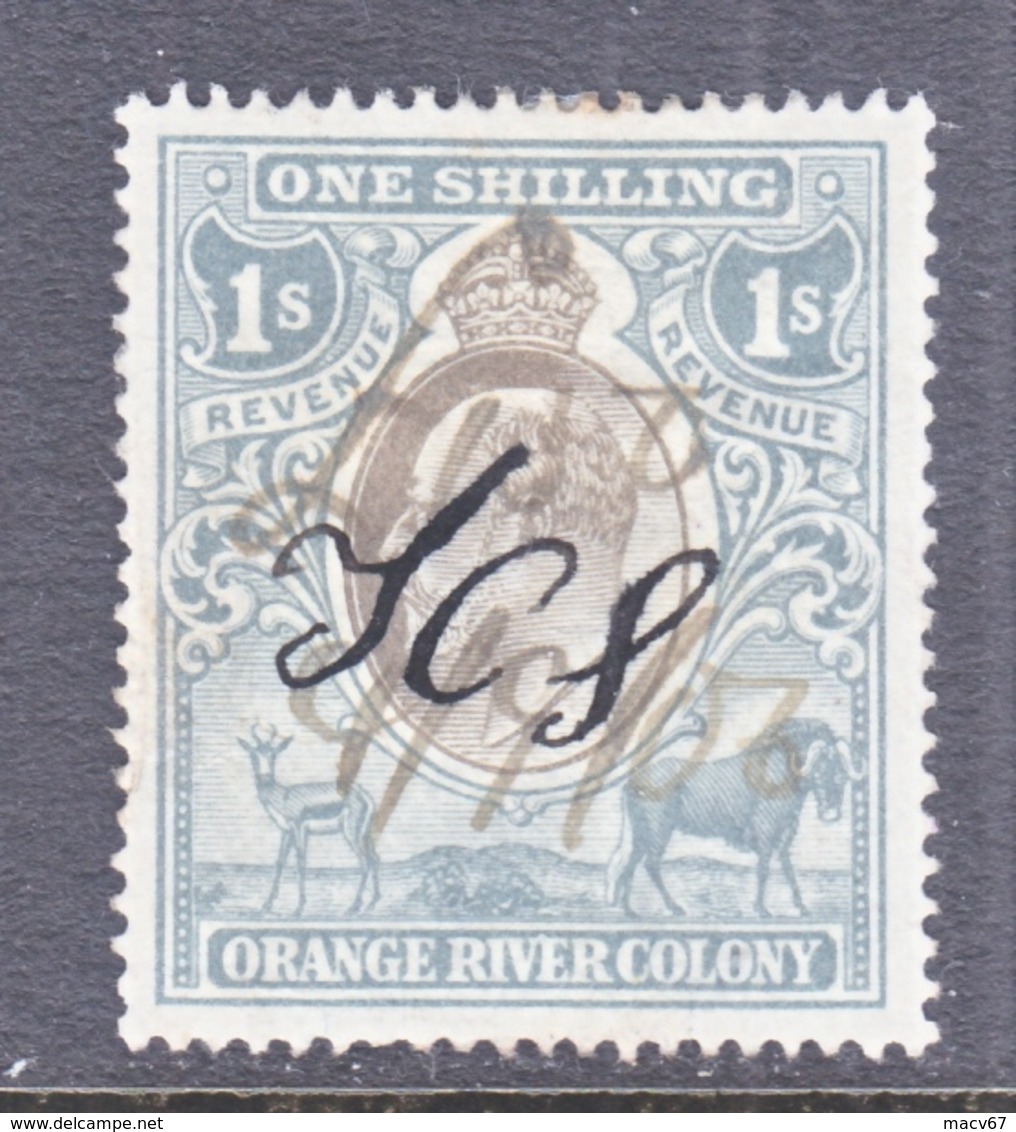 ORANGE  RIVER  COLONY  100   (o)  Wmk  CC - Orange Free State (1868-1909)