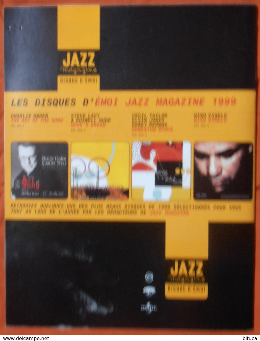 REVUE JAZZ MAGAZINE N° 499 DECEMBRE 1999 SPECIAL DISQUES TRèS RARE & BON ETAT - Music