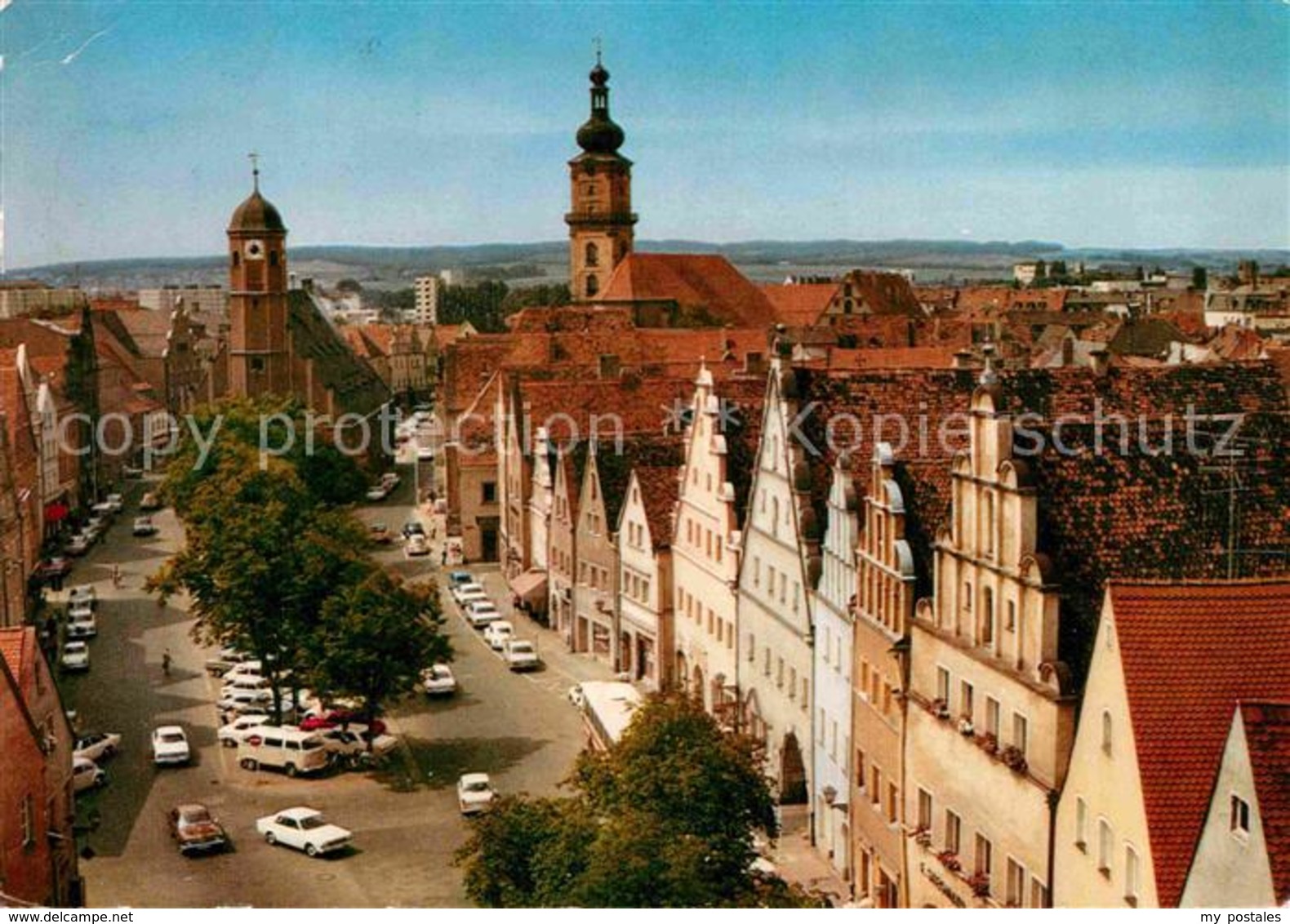 42809968 Weiden Oberpfalz Stadtansicht Kirche Rathaus Weiden I.d.OPf. - Weiden I. D. Oberpfalz