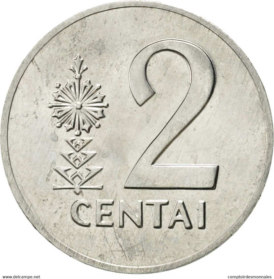 Monnaie, Lithuania, 2 Centai, 1991, SUP, Aluminium, KM:86 - Lithuania