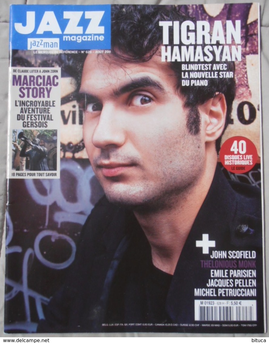 REVUE JAZZ MAGAZINE N° 628 AOUT 2010 TIGRAN HAMASYAN JOHN SCOFIELD EMILE PARISIEN MARCIAC STORY TRèS RARE & BON ETAT - Musik