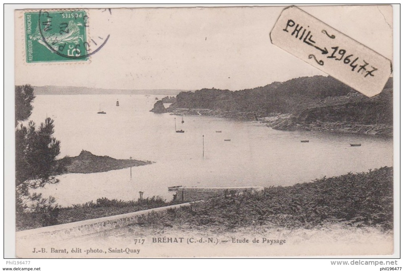 22 Ile De Bréhat - Cpa / Etude De Paysage. - Ile De Bréhat