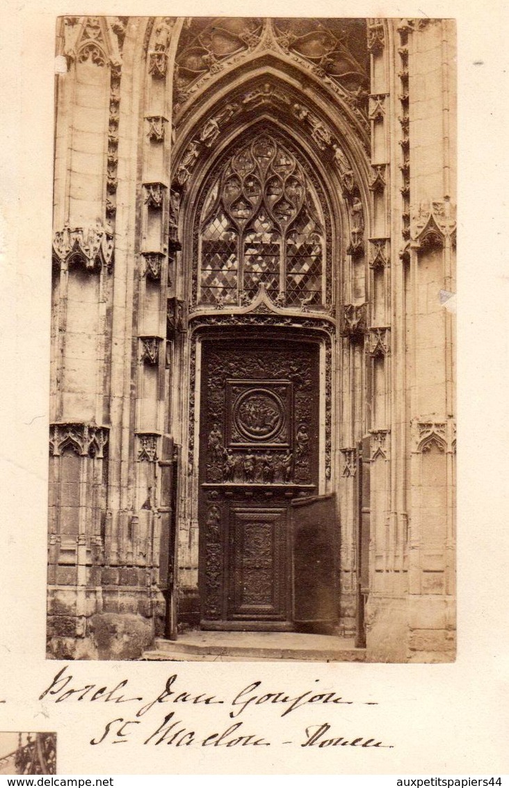 Page D'Album De 7 Photos Originales Entre 1890 & 1900 Sur Rouen En Seine-Martime (76000) - - Places