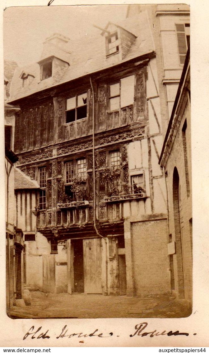 Page d'Album de 7 Photos Originales entre 1890 & 1900 Sur Rouen en Seine-Martime (76000) -