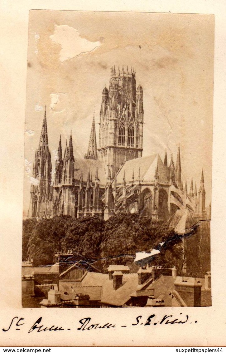 Page d'Album de 7 Photos Originales entre 1890 & 1900 Sur Rouen en Seine-Martime (76000) -