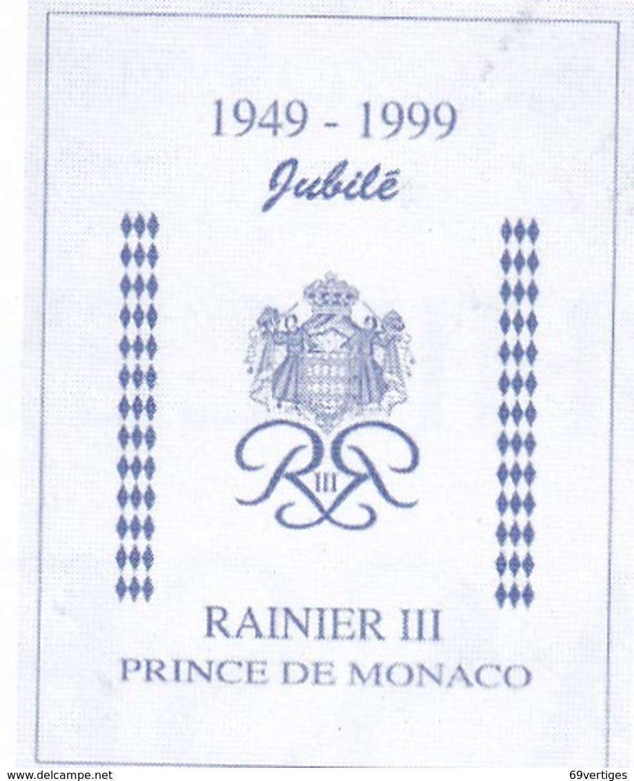 GRAND PRIX DE MONACO, MONTE CARLO ,13-16 Mai 1999, Menu Du Diner De Gala - Menus