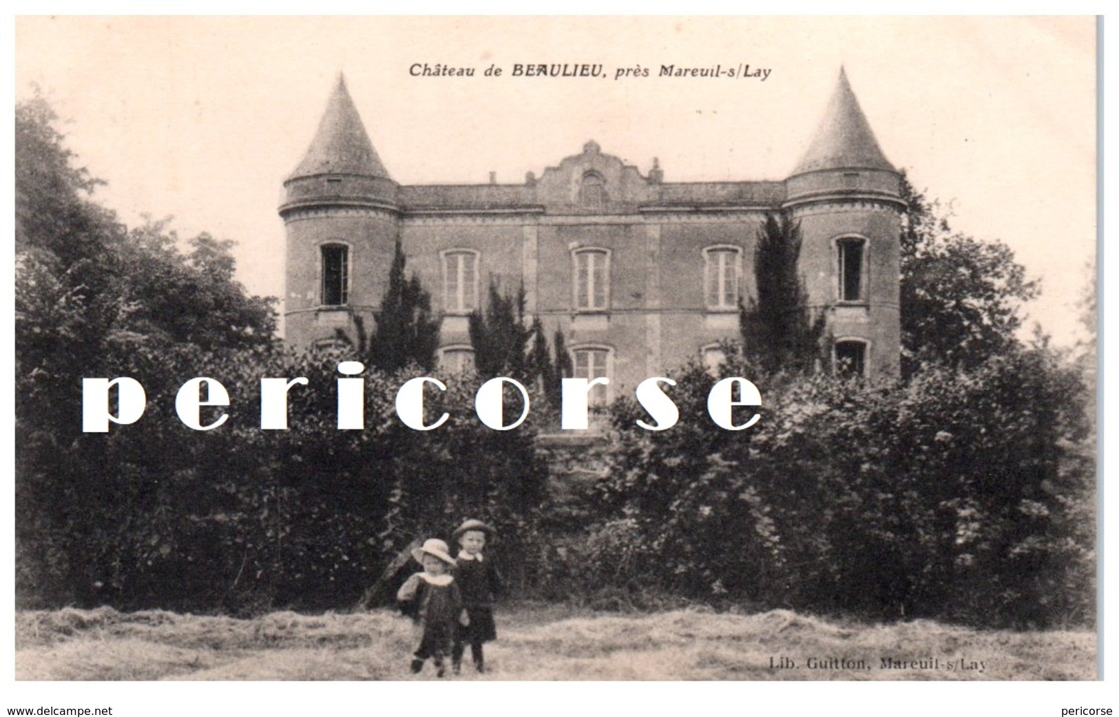 85  Mareuil Sur Lay Château De Beaulieu - Mareuil Sur Lay Dissais